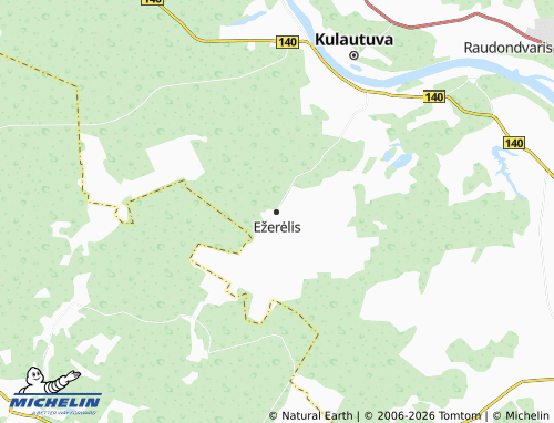 Mappa MICHELIN Ežerėlis - ViaMichelin