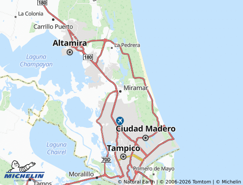 Mapa MICHELIN El Triunfo - ViaMichelin