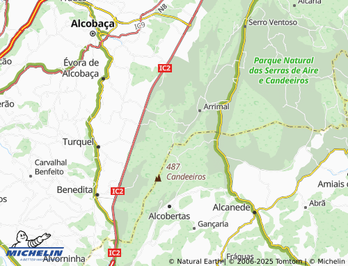 MICHELIN Casa de Vale de Ventos map - ViaMichelin