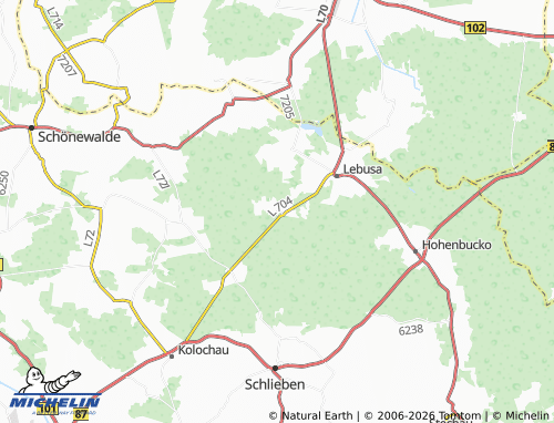 Mapa MICHELIN Striesa - ViaMichelin