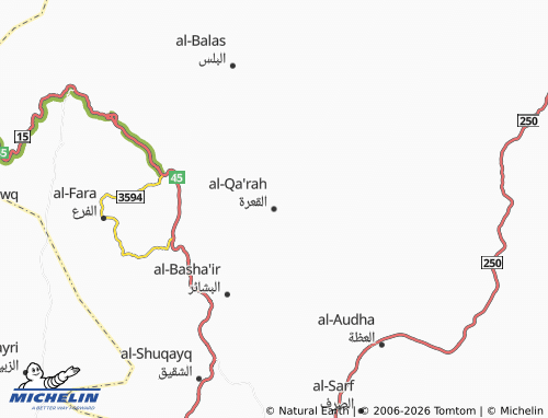 MICHELIN-Landkarte al-Qa'rah - ViaMichelin