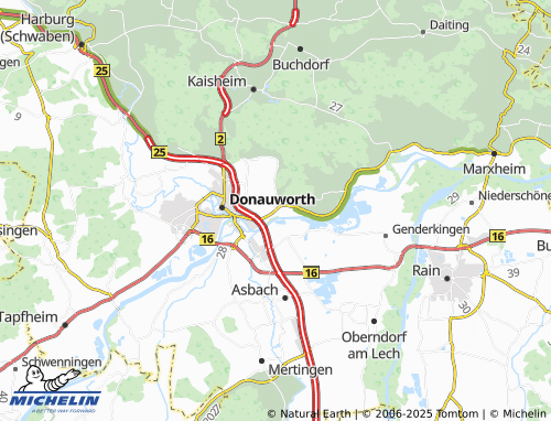 MICHELIN-Landkarte Zirgesheim - ViaMichelin