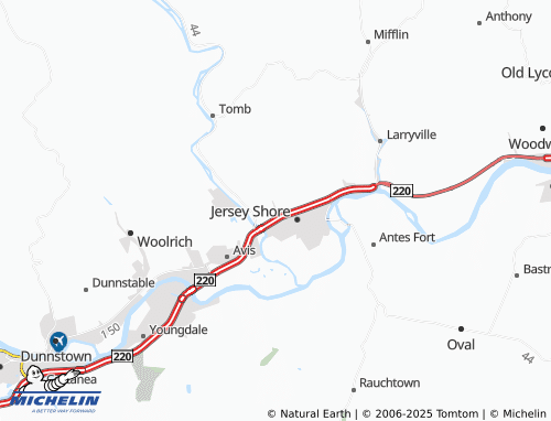 MICHELIN Porter map - ViaMichelin