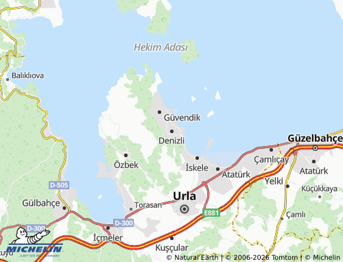 Mappa MICHELIN Denizli - ViaMichelin