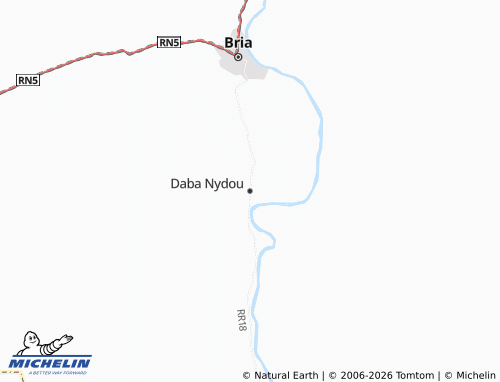 MICHELIN Daba Nydou map - ViaMichelin