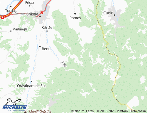MICHELIN Cucuiș map - ViaMichelin
