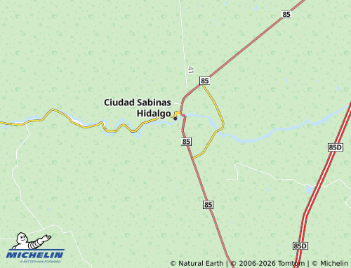 MICHELIN-Landkarte Rincón de Los Sabinos - ViaMichelin