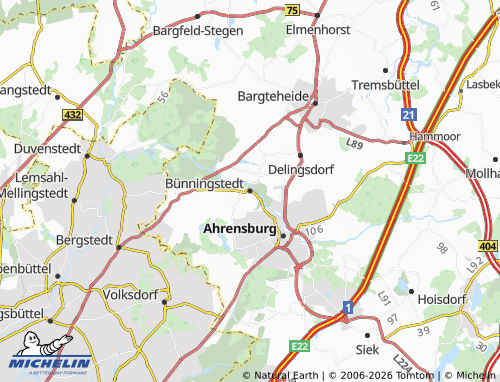 MICHELIN Bünningstedt map - ViaMichelin