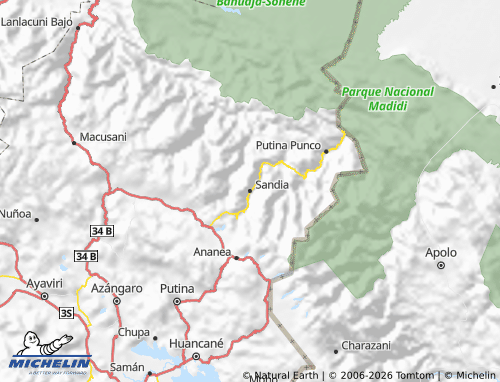 Mapa MICHELIN Sandia - ViaMichelin