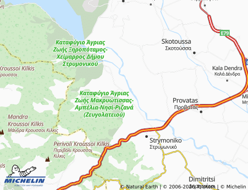 Carte MICHELIN Zevgolatio - ViaMichelin