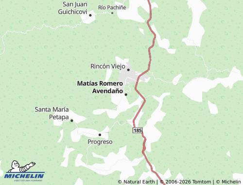 Mappa MICHELIN La Oaxaqueña - ViaMichelin