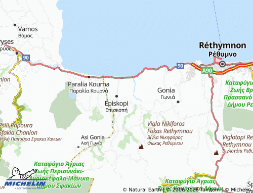 MICHELIN Karoti map - ViaMichelin