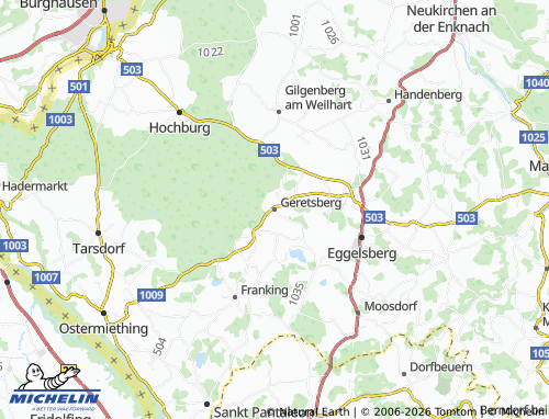 MICHELIN Geretsberg map - ViaMichelin