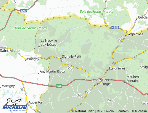 Carte MICHELIN La Croix Bala - ViaMichelin