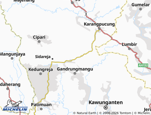 MICHELIN-Landkarte Karanganyar - ViaMichelin