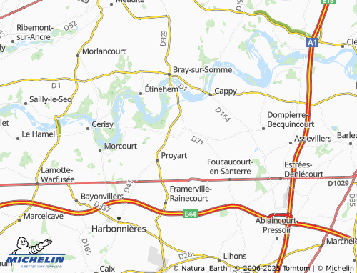 MICHELIN Chuignolles map - ViaMichelin