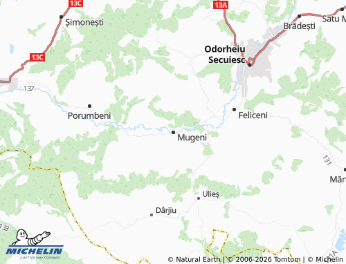 Mappa MICHELIN Mugeni - ViaMichelin