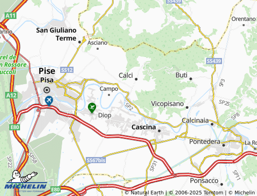 MICHELIN Caprona map - ViaMichelin