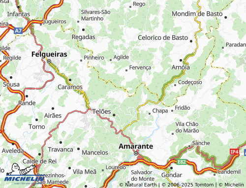 MICHELIN Parodos map - ViaMichelin