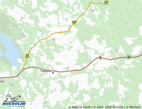 MICHELIN-Landkarte Tagavere - ViaMichelin