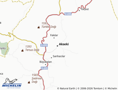 Mappa MICHELIN Boğaz - ViaMichelin