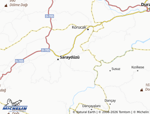 MICHELIN Bahşaşlı map - ViaMichelin