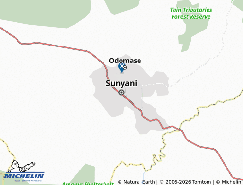 Mappa MICHELIN Sunyani - ViaMichelin