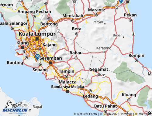 Mapa MICHELIN Jempol - ViaMichelin