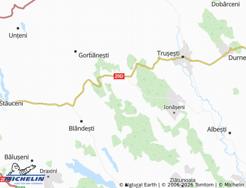 Mapa MICHELIN Șoldănești - ViaMichelin