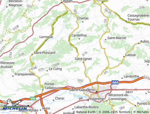 Carte MICHELIN Lodes - ViaMichelin