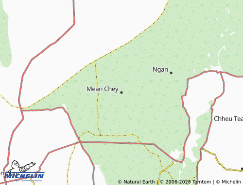 Mapa MICHELIN Mean Chey - ViaMichelin