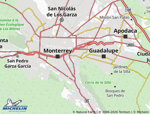 Mappa MICHELIN Valle del Huajuco - ViaMichelin