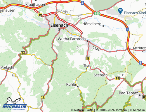 MICHELIN Mosbach map - ViaMichelin