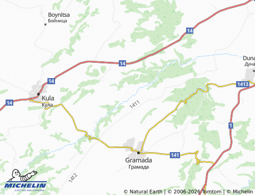 Mapa MICHELIN Medeshevtsi - ViaMichelin