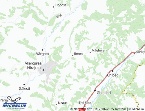 MICHELIN Bereni map - ViaMichelin