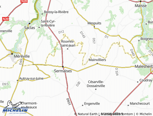 Carte MICHELIN Enzanville - ViaMichelin