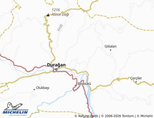 Mappa MICHELIN Yukarıkaracaören - ViaMichelin