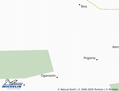 MICHELIN Guwamu map - ViaMichelin
