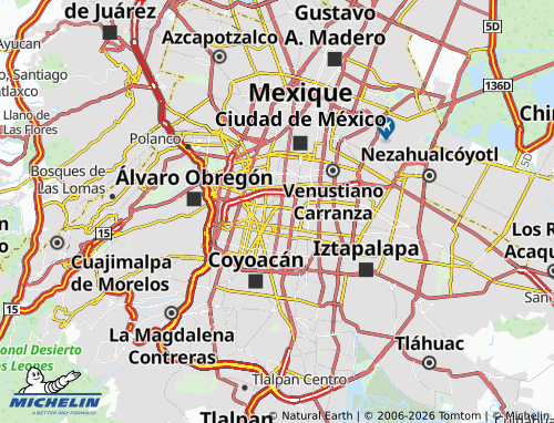 Mapa MICHELIN IMSS Narvarte - ViaMichelin