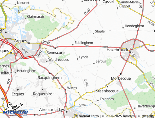 MICHELIN Lynde map - ViaMichelin
