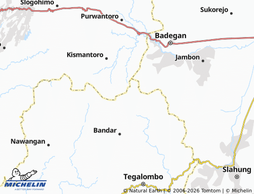 MICHELIN-Landkarte Bangunsari - ViaMichelin