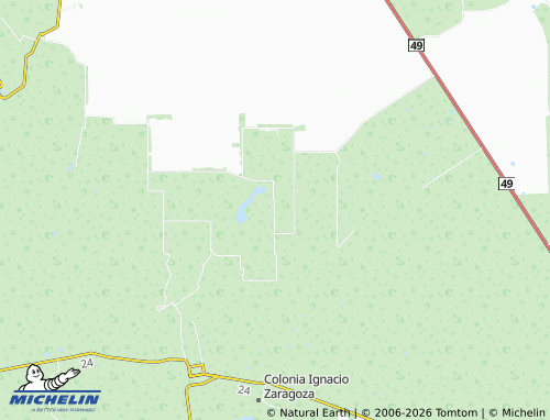 Mapa MICHELIN Campo Dieciséis - ViaMichelin