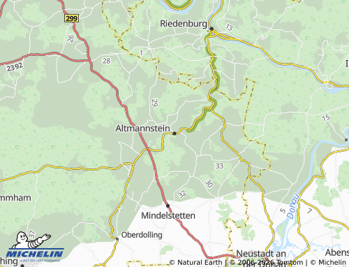 Kaart MICHELIN Altmannstein - ViaMichelin
