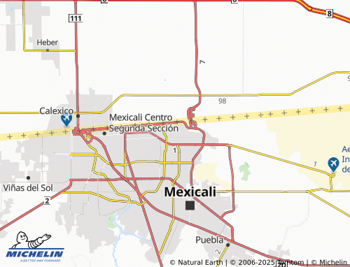 MICHELIN Flores Magón map - ViaMichelin