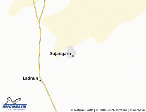 Mapa MICHELIN Sujangarh - ViaMichelin