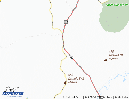 MICHELIN Dande map - ViaMichelin