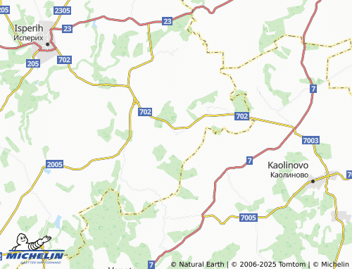 MICHELIN Belintsi map - ViaMichelin