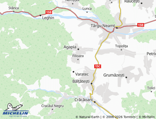 Mappa MICHELIN Filioara - ViaMichelin