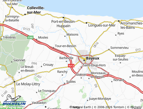 MICHELIN Vaucelles map - ViaMichelin