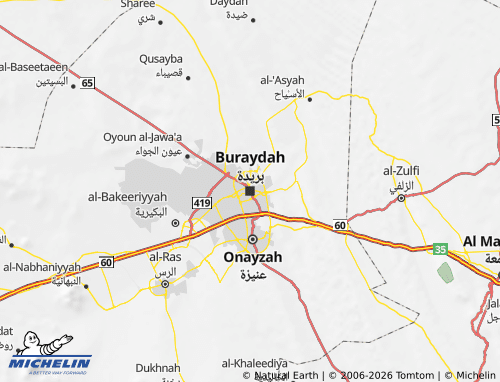 Carte MICHELIN Al Qasim - ViaMichelin